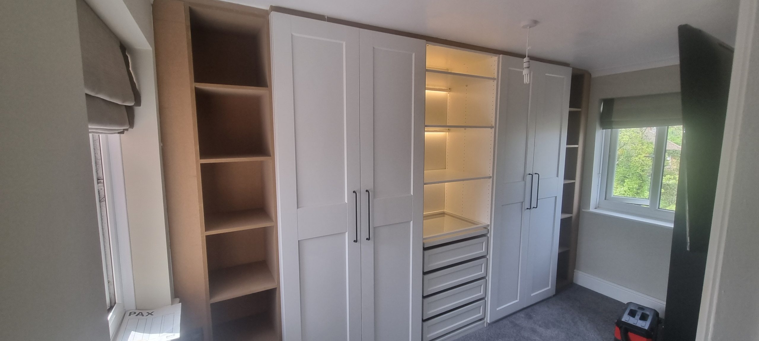 Custom Storage Ikea Pax Close Up